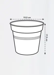 Elho Green Basics Growpot 19cm Terra