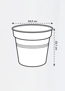 Elho Green Basics Growpot 24cm Terra