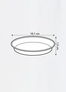 Elho Green Basics Saucer 10cm Terra