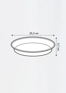 Elho Green Basics Saucer 25cm Terra