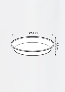 Elho Green Basics Saucer 29cm Terra