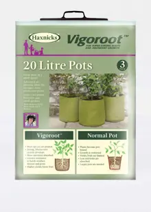 Pack of 3 Vigoroot Pots 20L