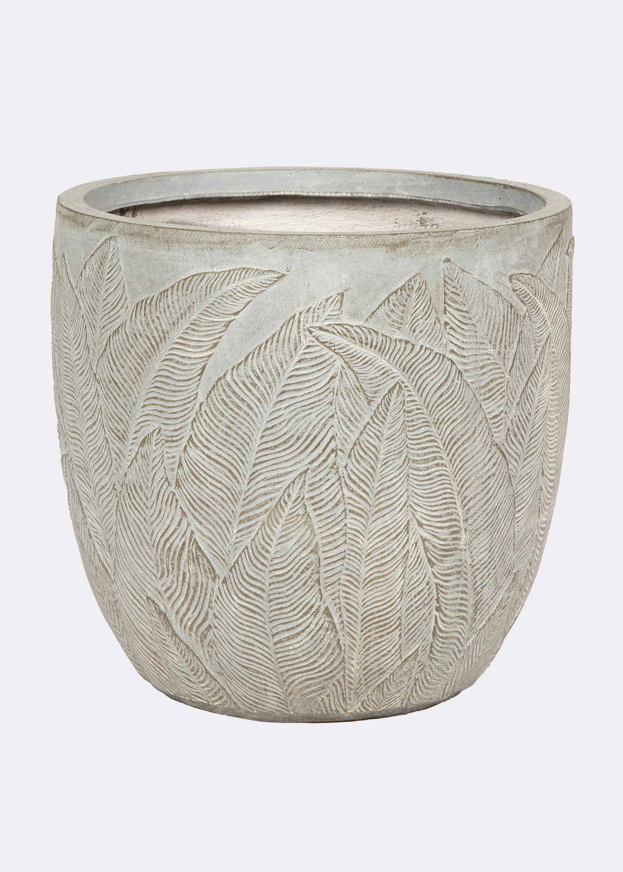 Leaf Print Outdoor Pot 31cm
