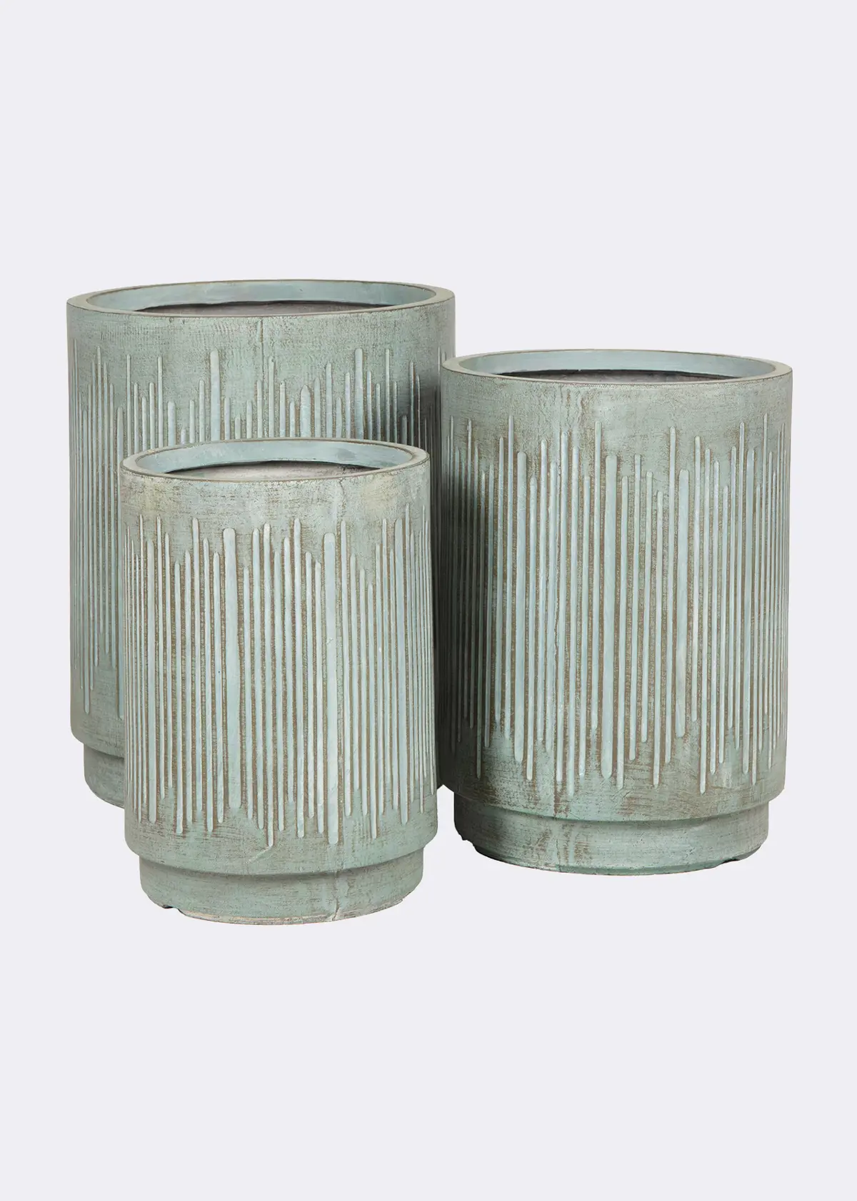 Oxide Stripe Outdoor Pot 45cm
