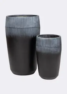 Two Tone Tall Outdoor Pot 34cm