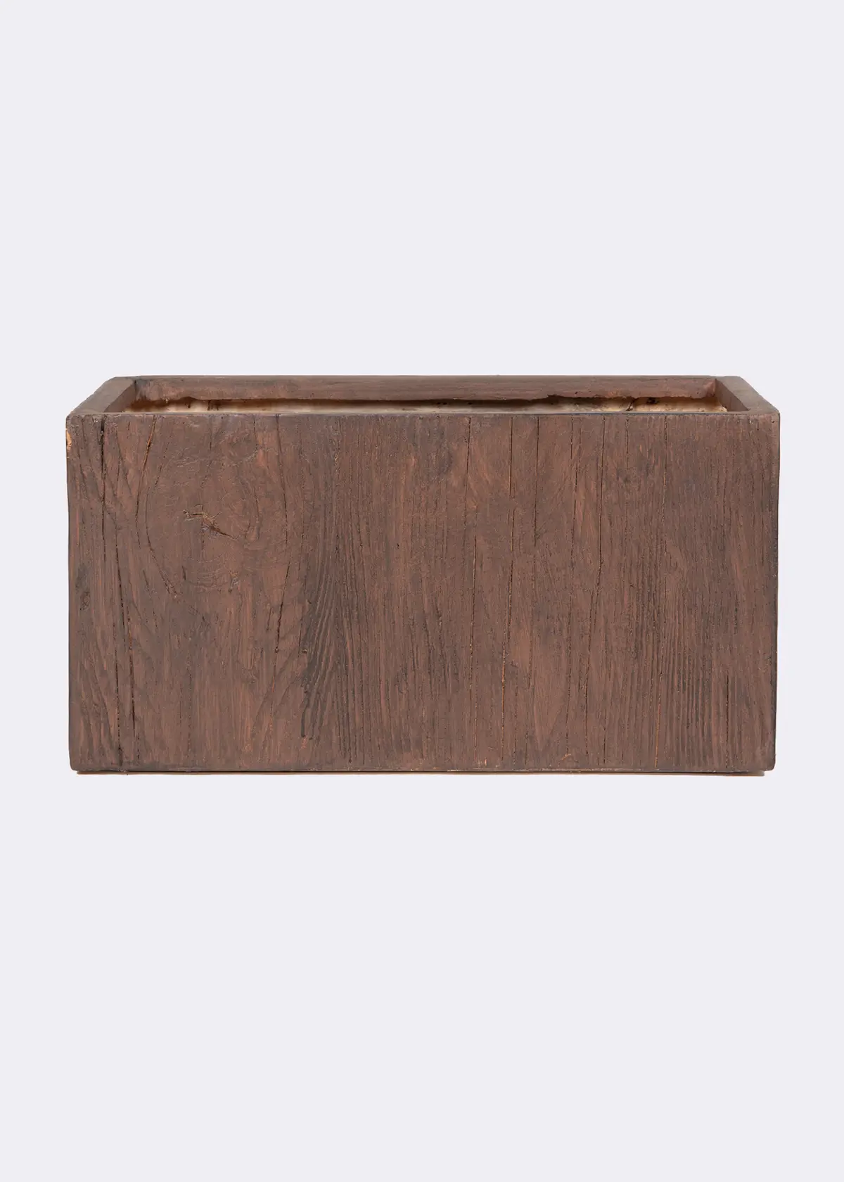 A photo of Wood Effect Outdoor Trough 59cm