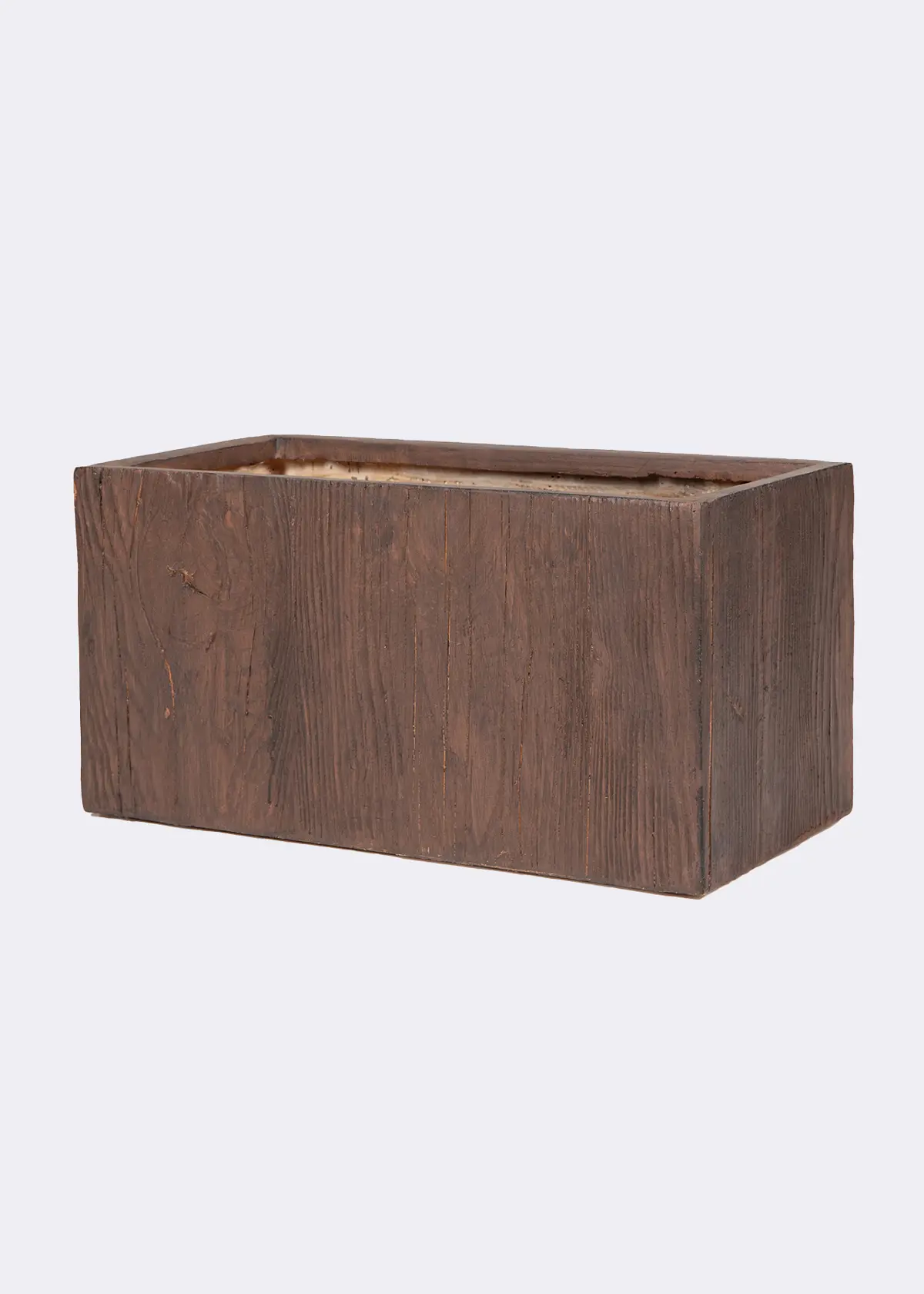 A photo of Wood Effect Outdoor Trough 59cm