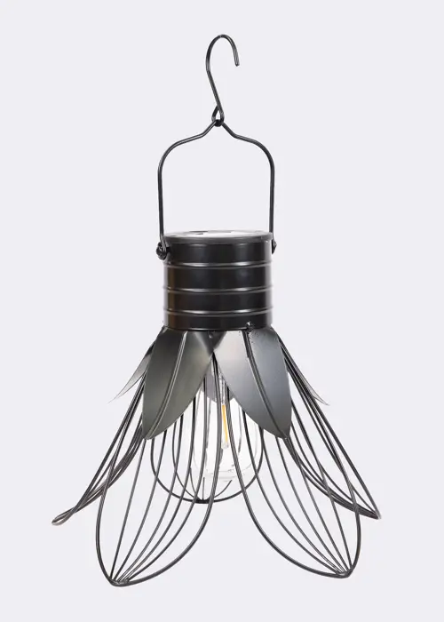 A photo of Black Flower Solar Lantern