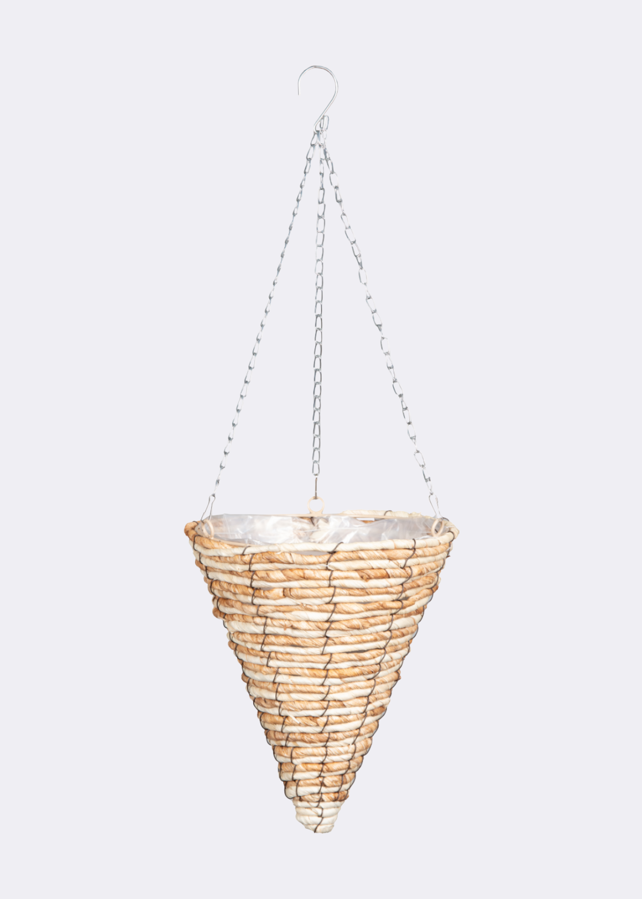 Natural Corn Rope Hanging Cone 30cm