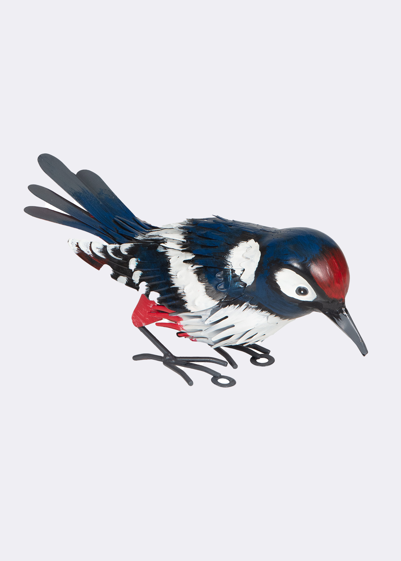 Metal Woodpecker Decoration
