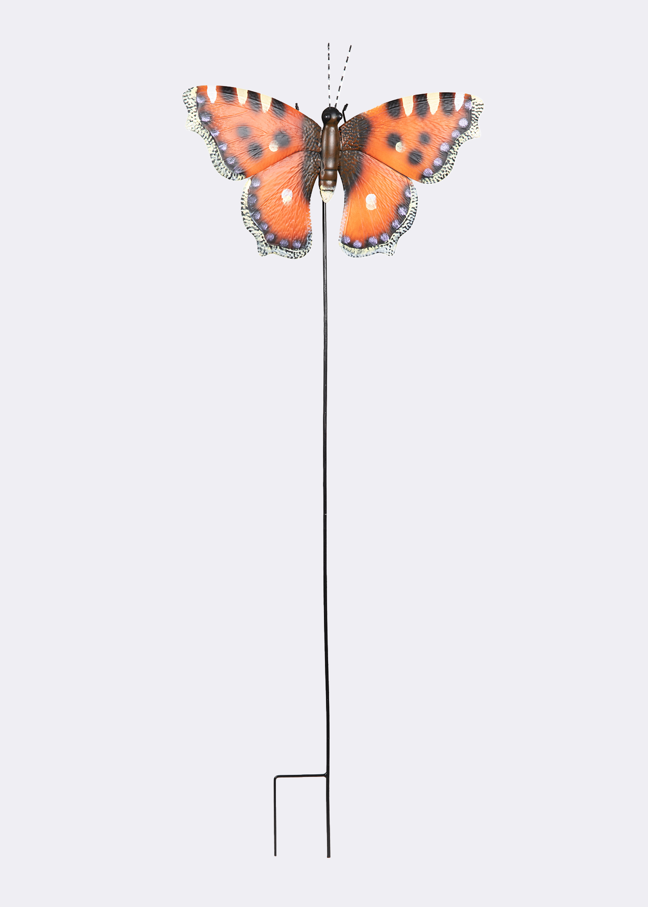 Metal Tortoiseshell Butterfly Stake