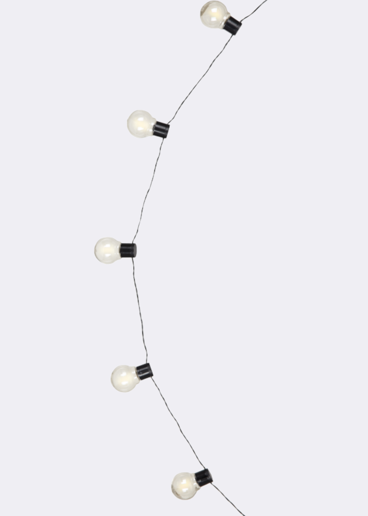 Solar Bulb Warm White String Lights