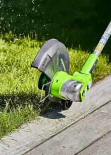 Greenworks 24V Line Trimmer with Battery and Charger