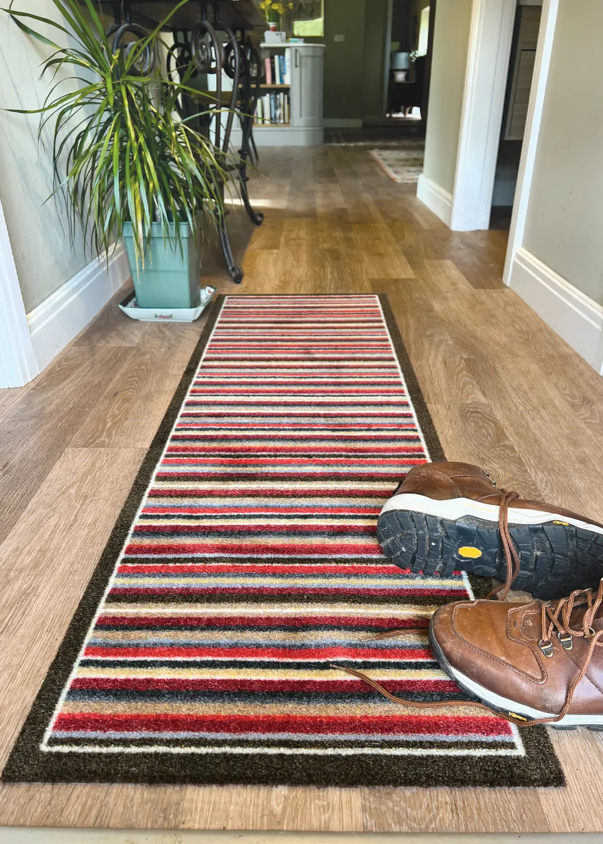A photo of My Stripe Red Indoor Runner 50x150cm