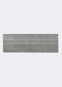 Dobbies Plain Portland Stone Stripe Indoor Runner 50x150cm