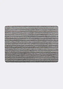 Dobbies Plain Portland Stone Stripe Indoor Mat 50x75cm