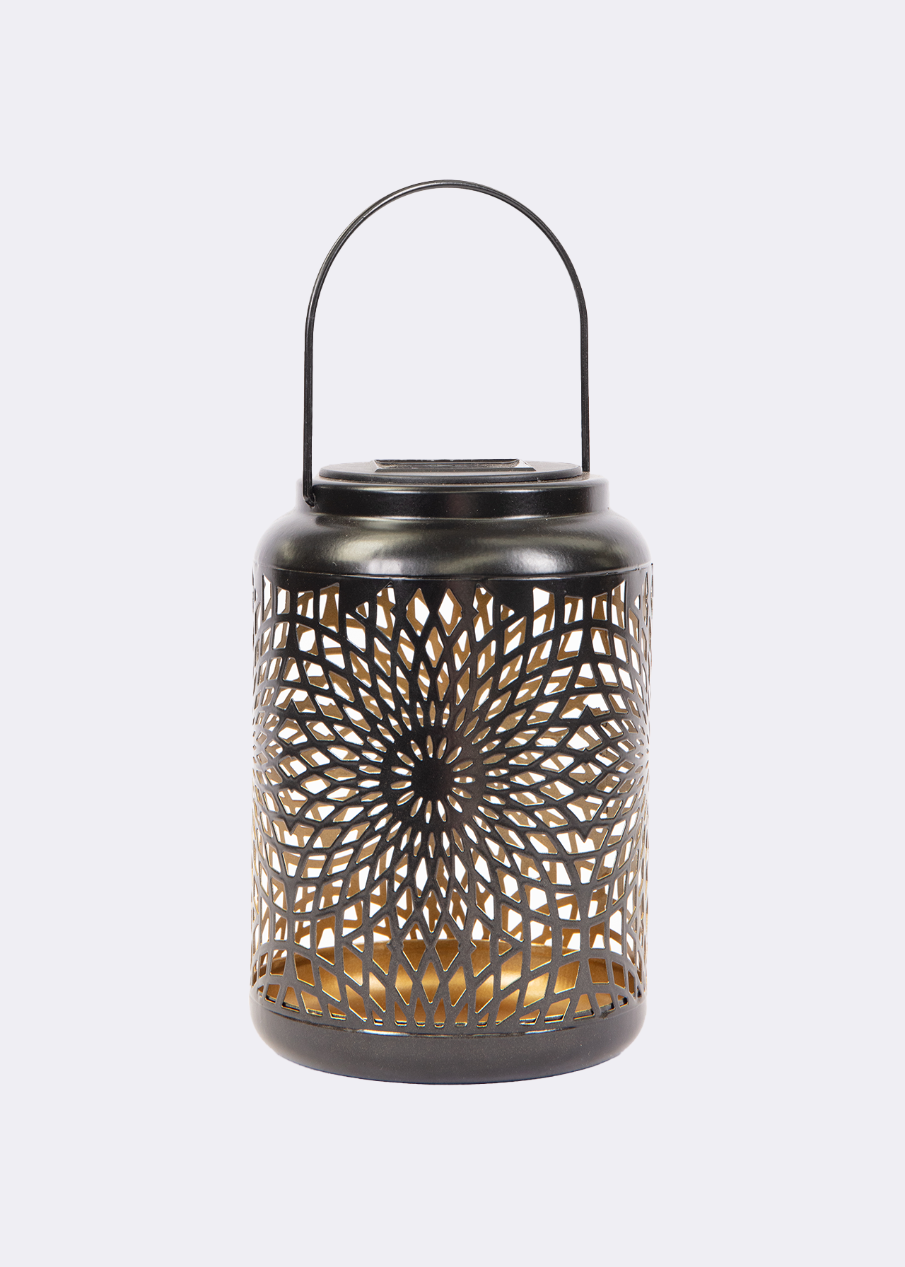 Tirana metal solar lantern 17cm