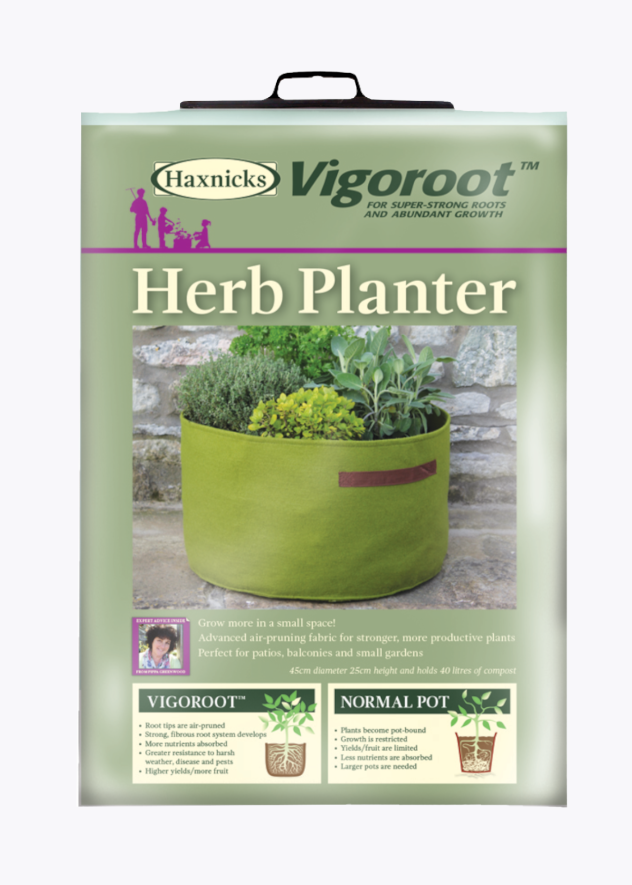 Vigoroot Herb Planter
