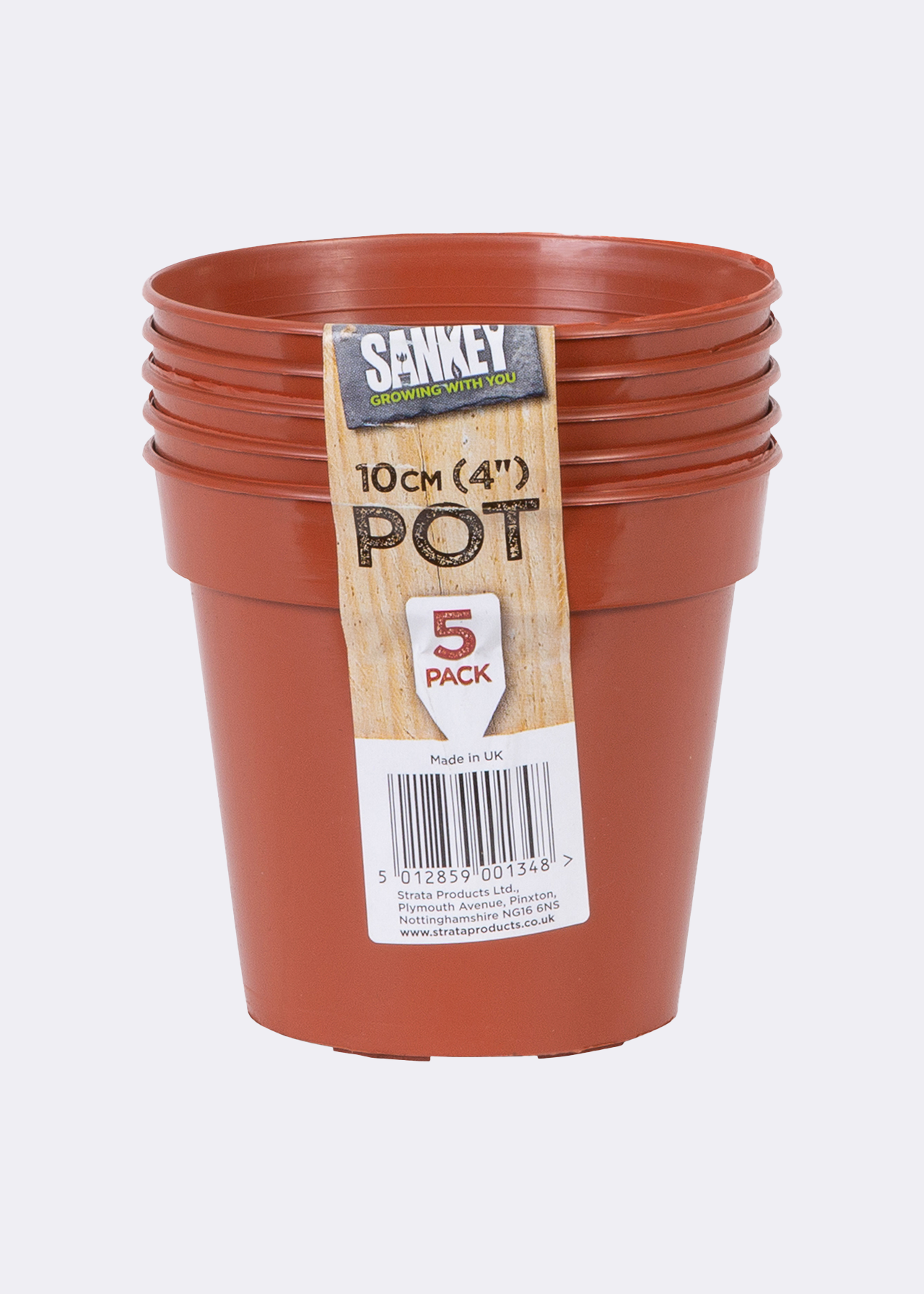 Pack of 5 Grow Pots 10cm