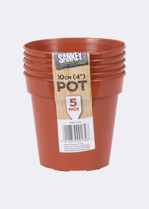 A photo of Pack of 5 Grow Pots 10cm