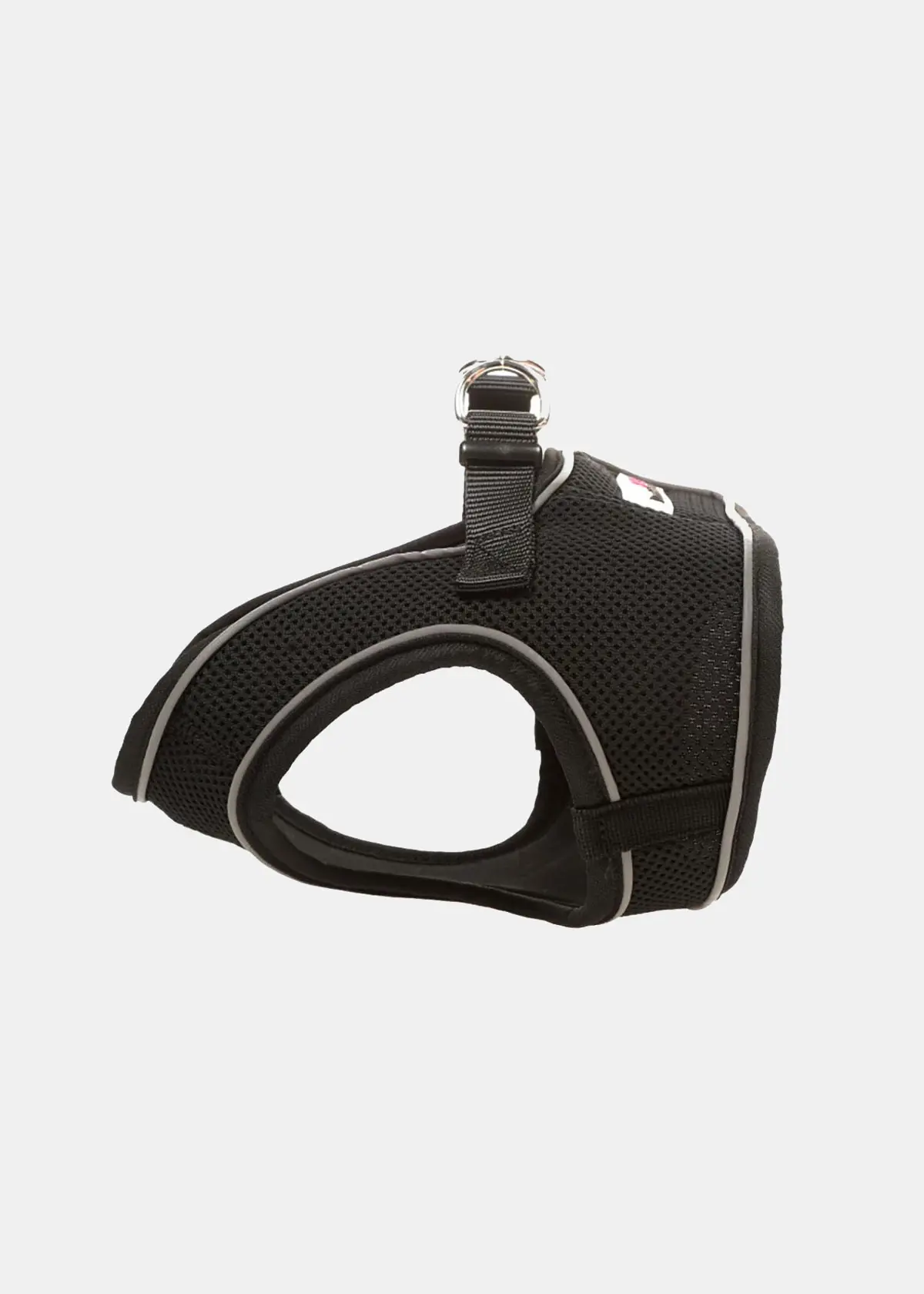 A photo of Doodlebone Originals Snappy Harness Coal 1-2