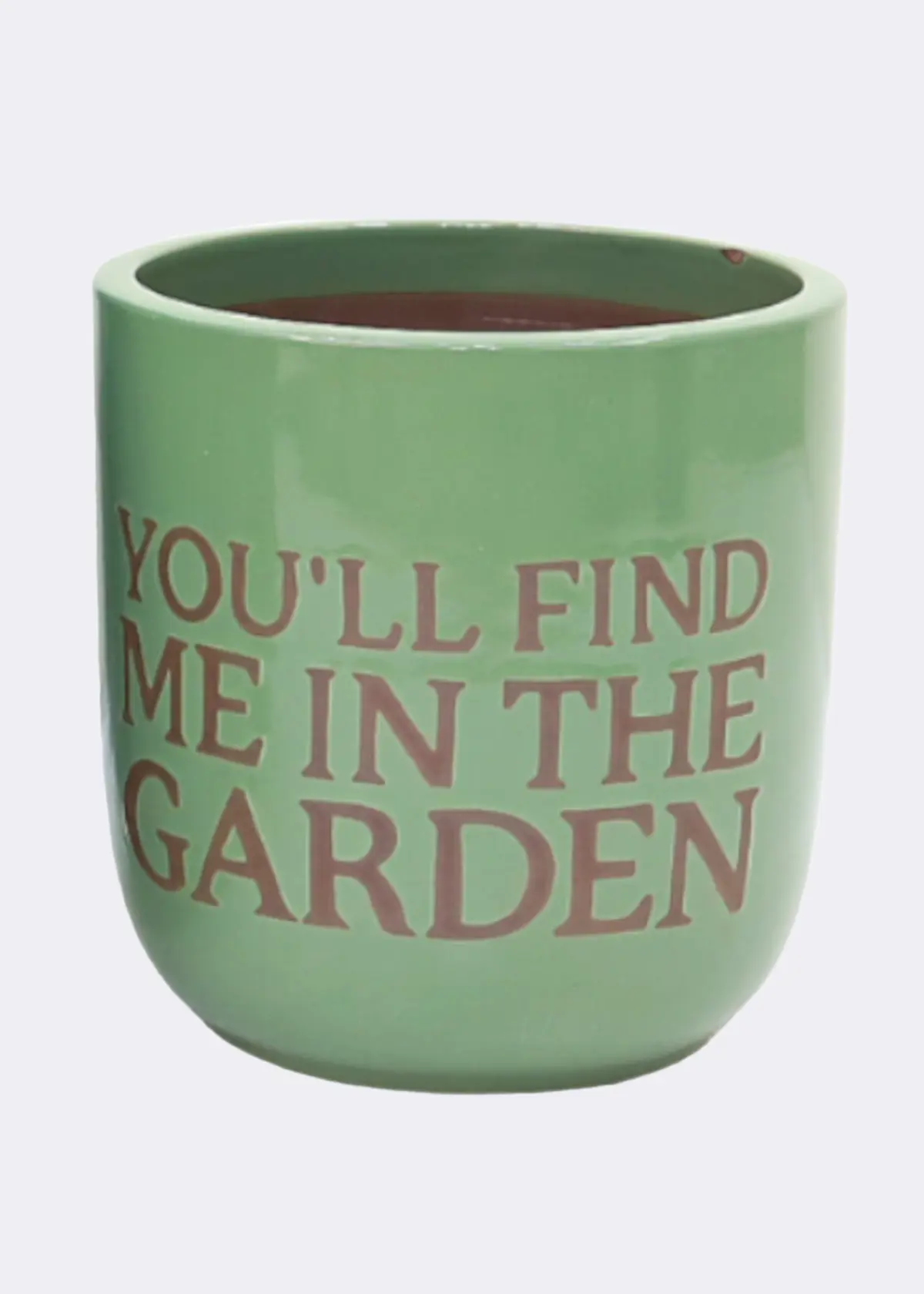 A photo of Emma Garden Pot 26cm Green