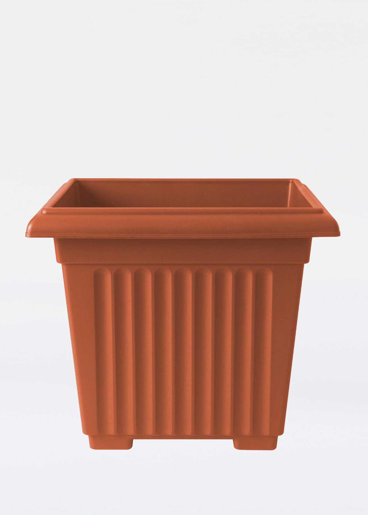 Corinthian Square Planter 40cm Terra