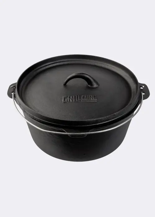 Grill Guru Cast Iron Dutch Oven Large