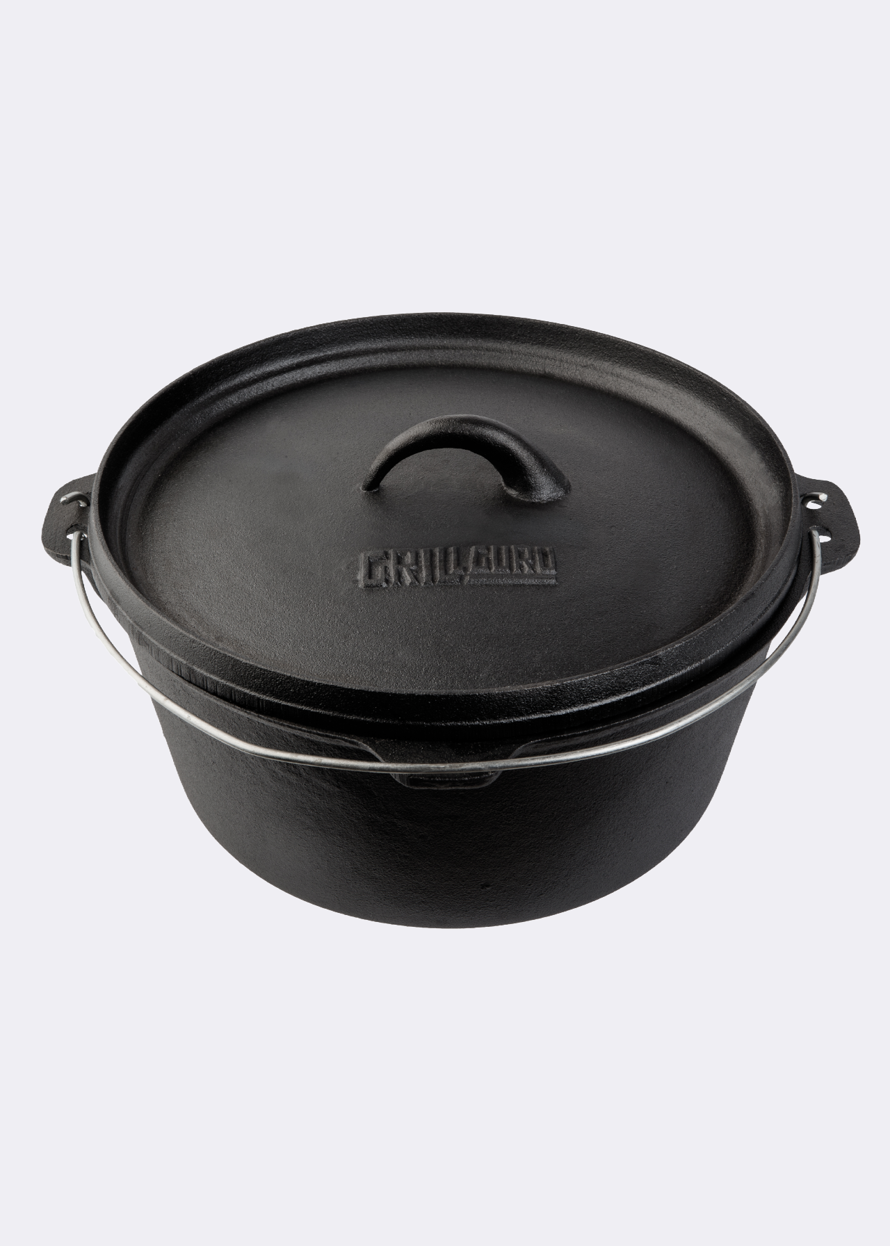 Grill Guru Cast Iron Dutch Oven Large