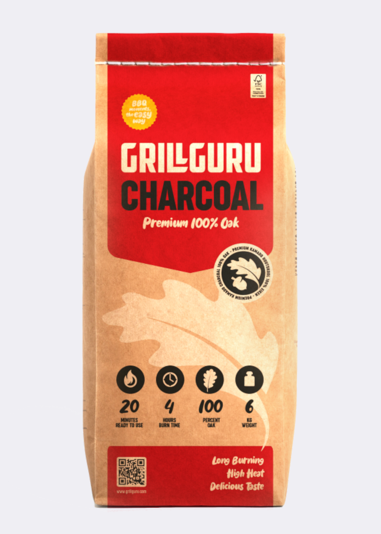 Grill Guru European Oak 10KG (FSC 100%)