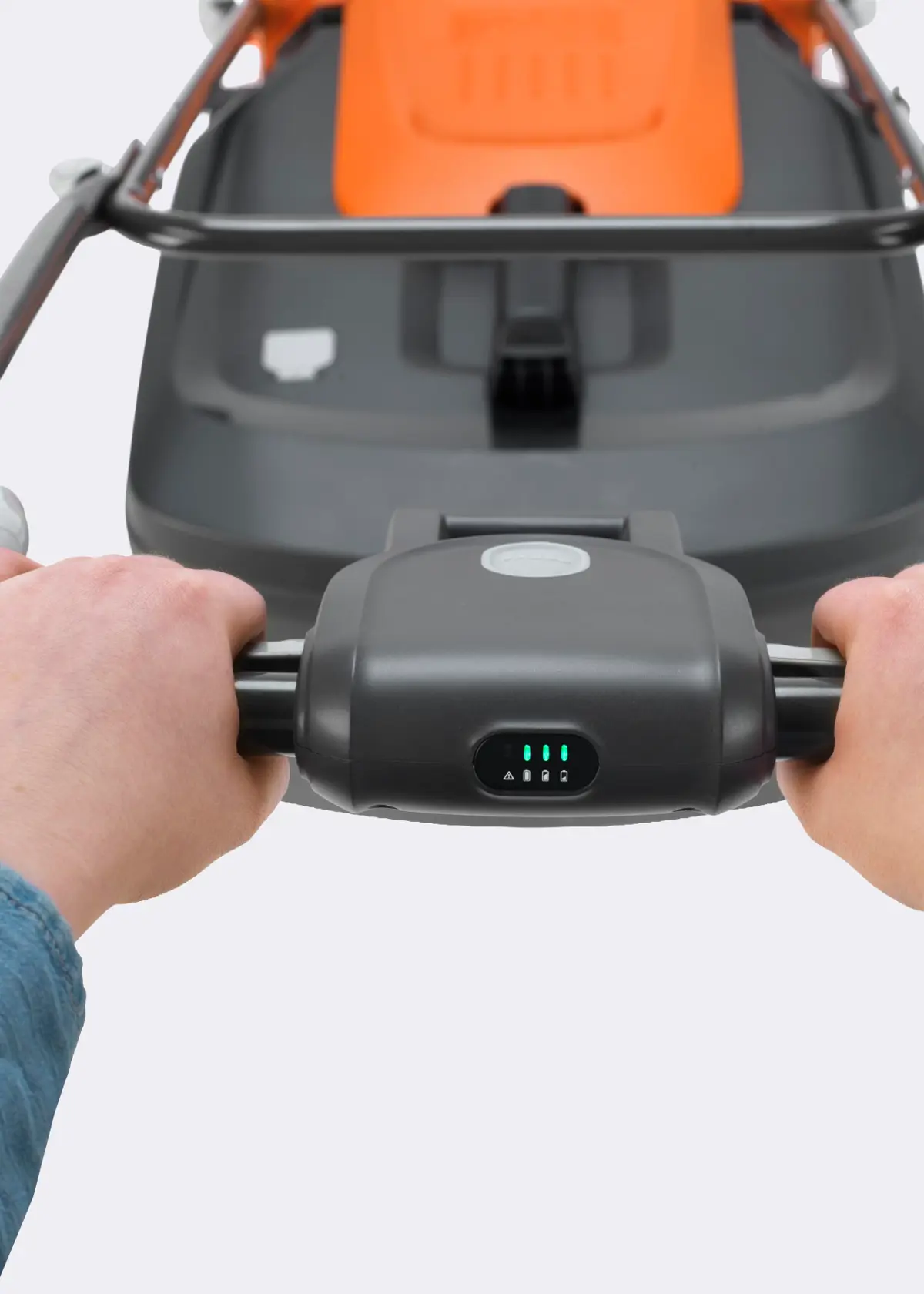 A photo of Flymo EasiStore 380R Cordless Rotary Lawnmower 36V Battery