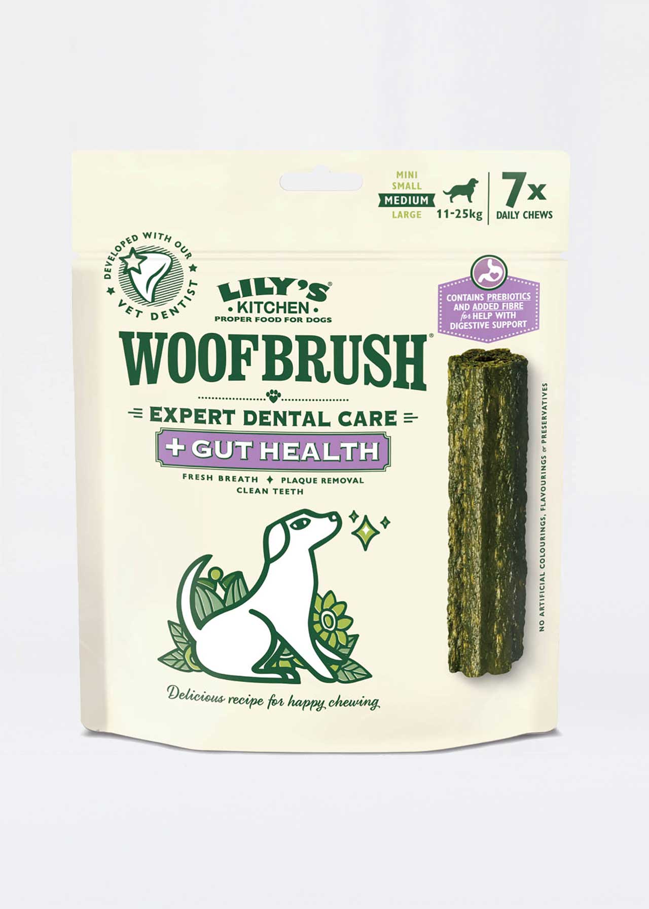 Lily's Kitchen Medium Dog Gut Health Woofbrush 7pk