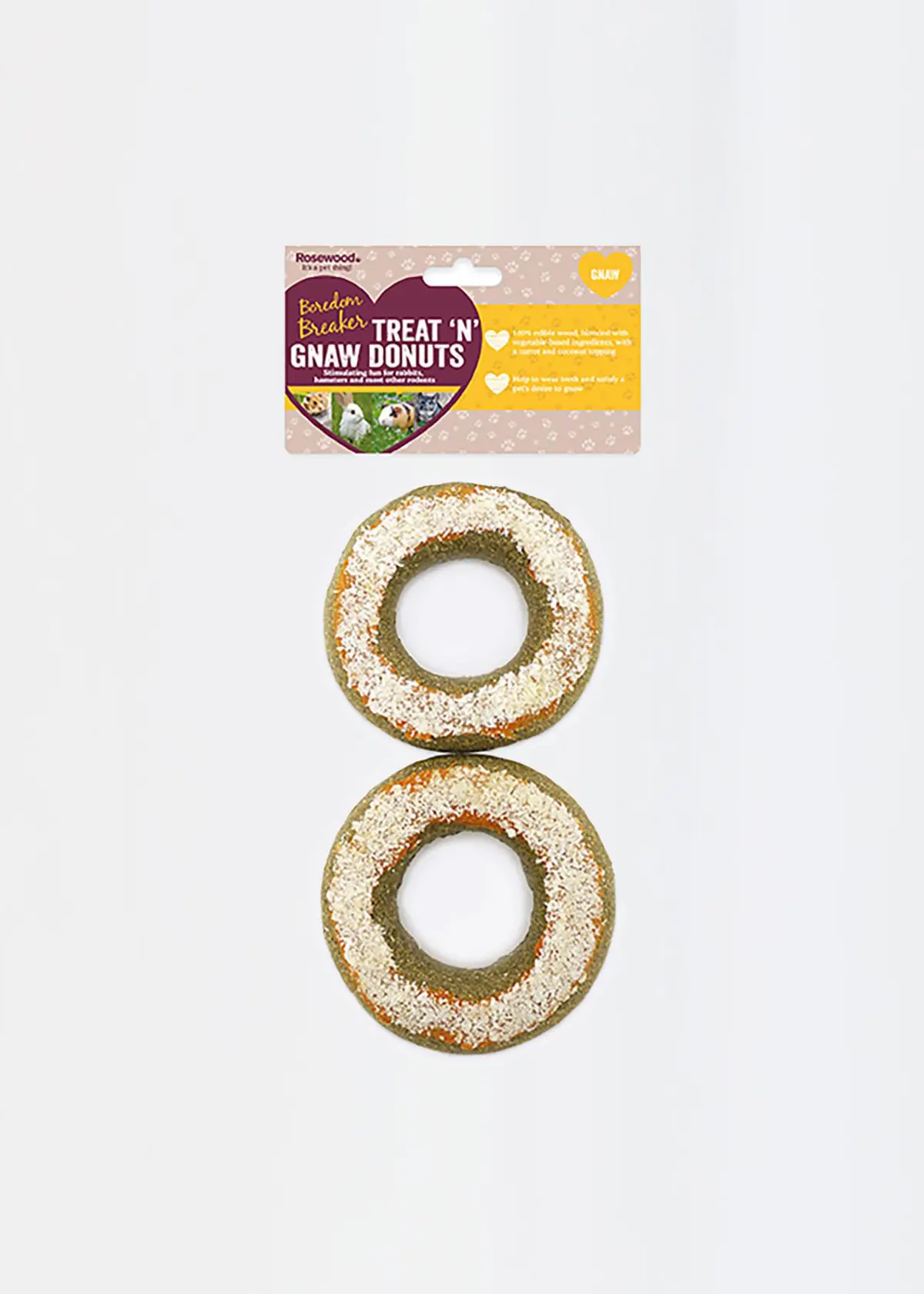 Rosewood Treat 'n' Gnaw Donuts 2pk