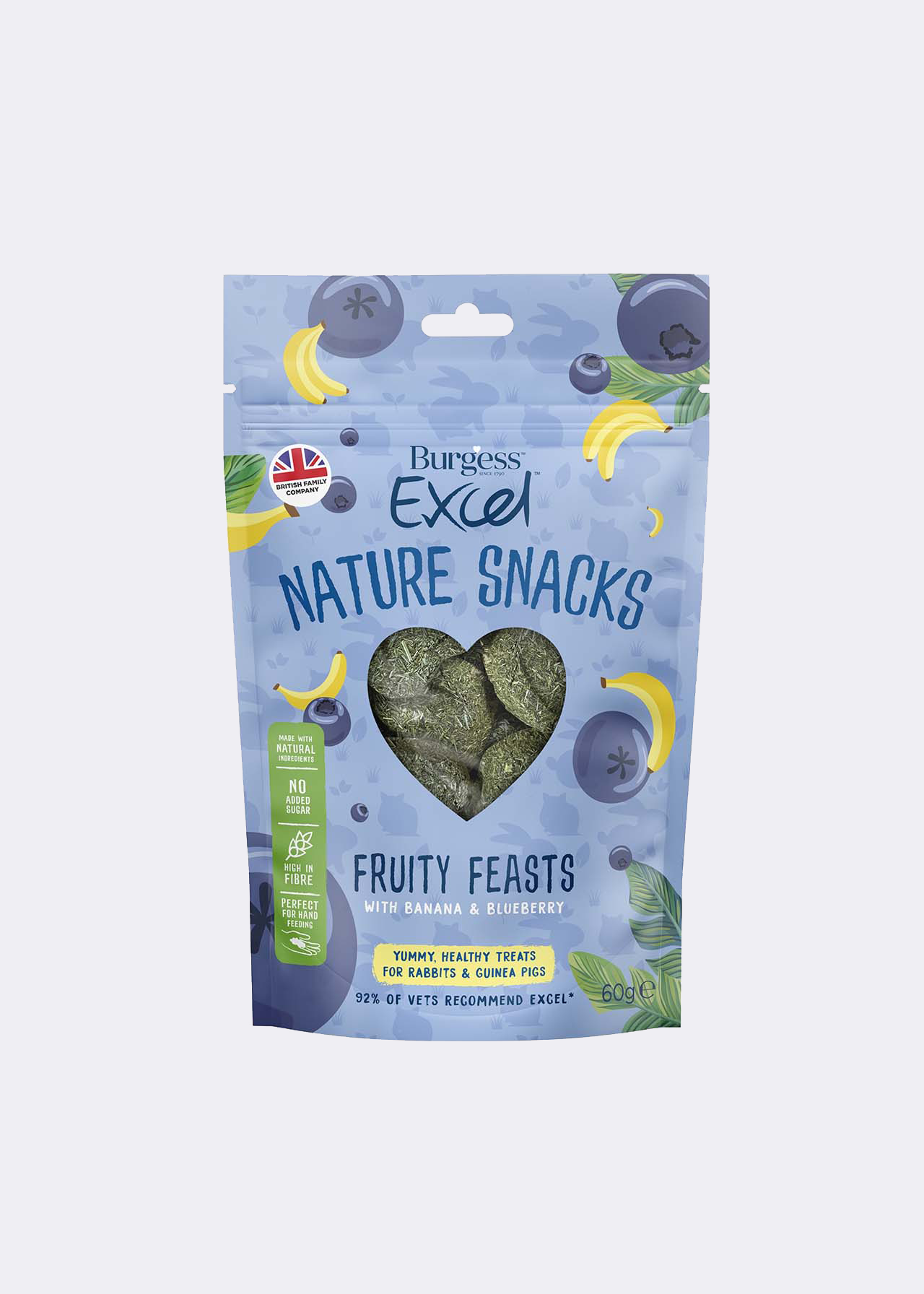 Fruity feasts banana & blueberry nature snacks