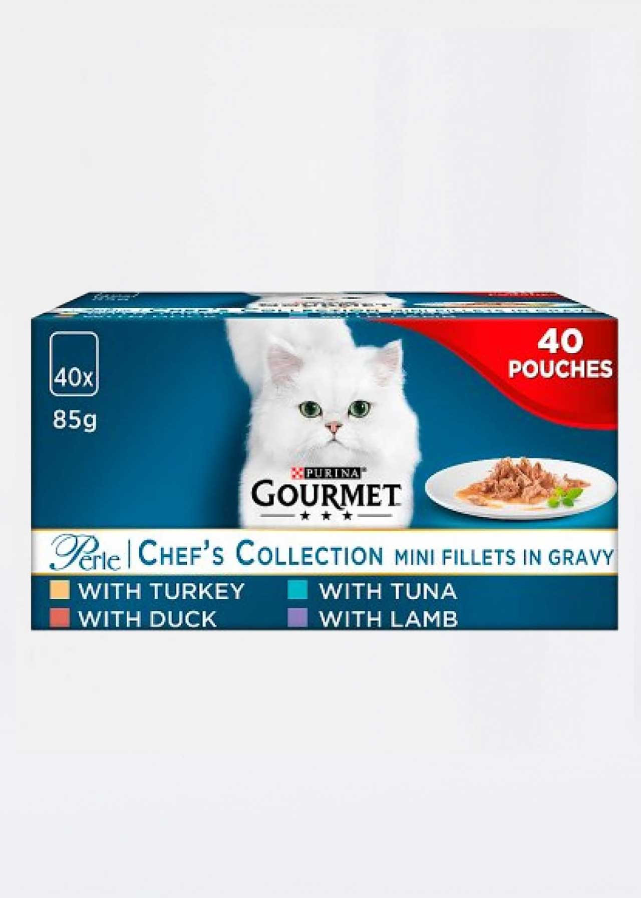 Gourmet Perle Chefs Collection Mini Fillets In Gravy 40x85g