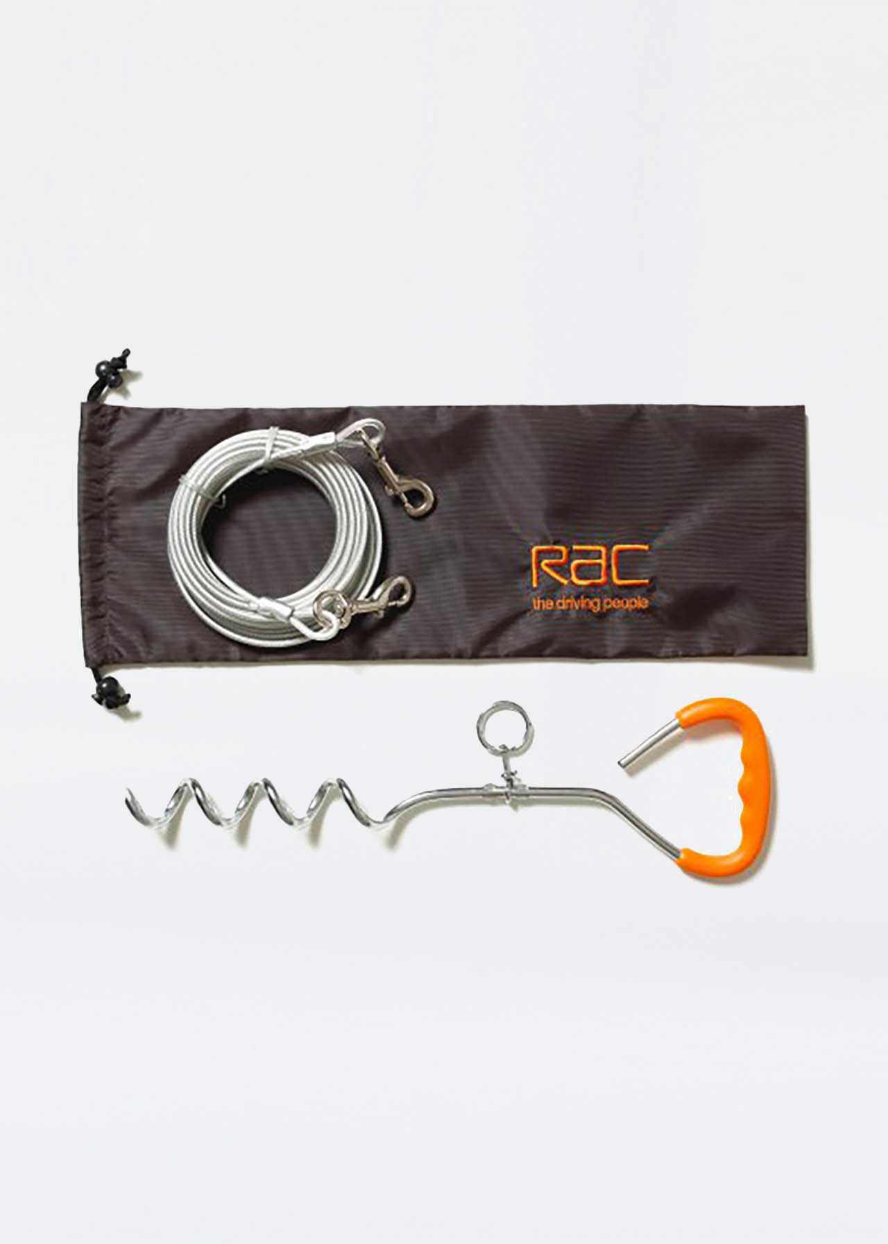 RAC Tie Out Stake & Cable Kit Dobbies Garden Centres