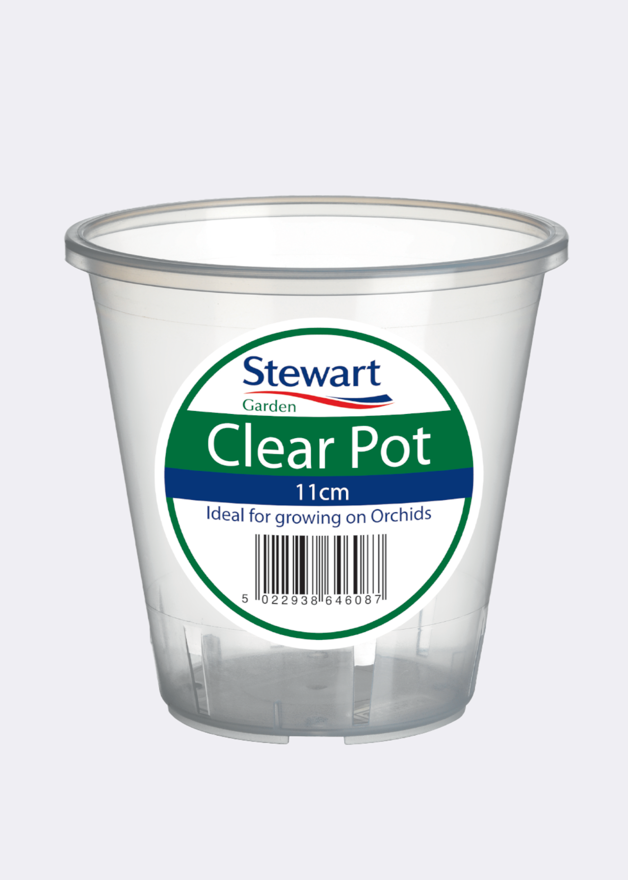 Clear Orchid Pot 11cm
