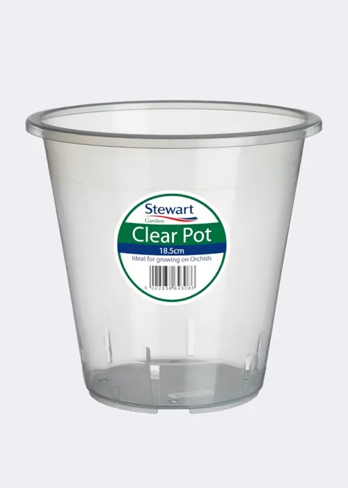 A photo of Clear Orchid Pot 18.5cm