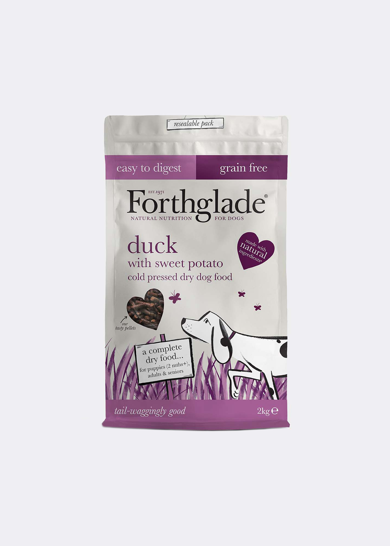 Forthglade Cold Pressed Duck Dry Dog Food 2kg