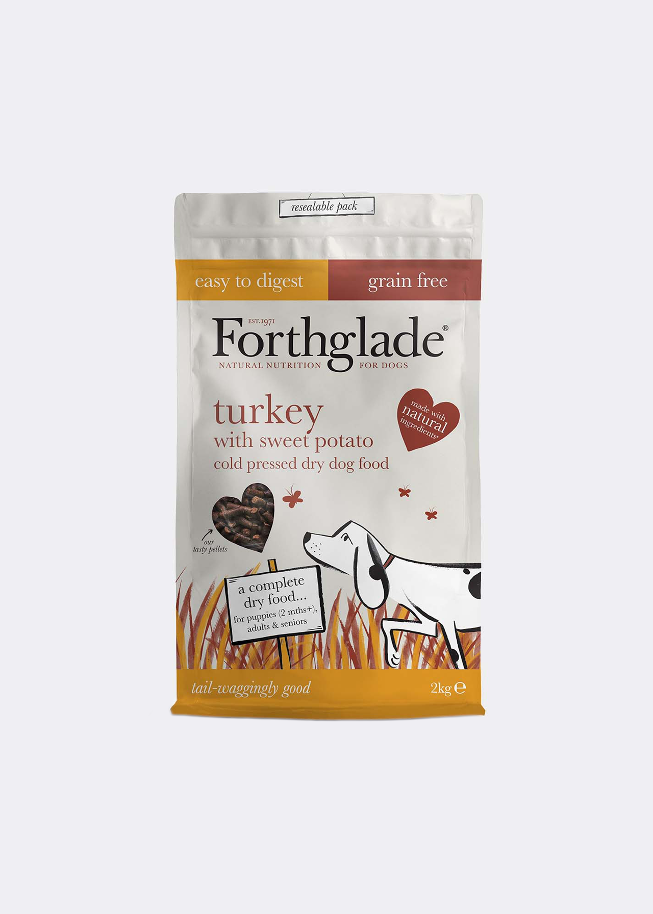 Forthglade Cold Pressed Turkey Dry Dog Food 2kg Dobbies Garden Centres