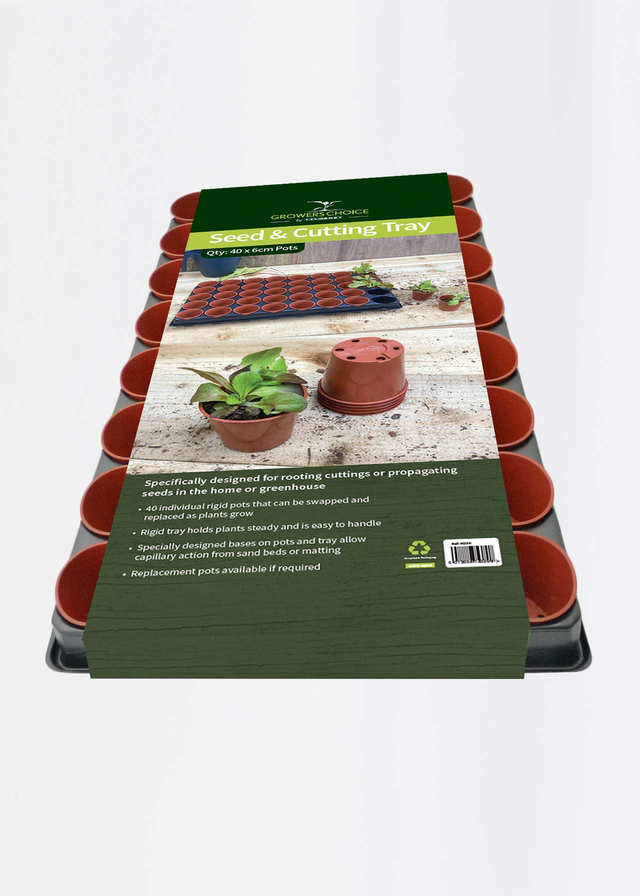Growers Choice Seed and Cutting Tray (40 x 6cm Pots)