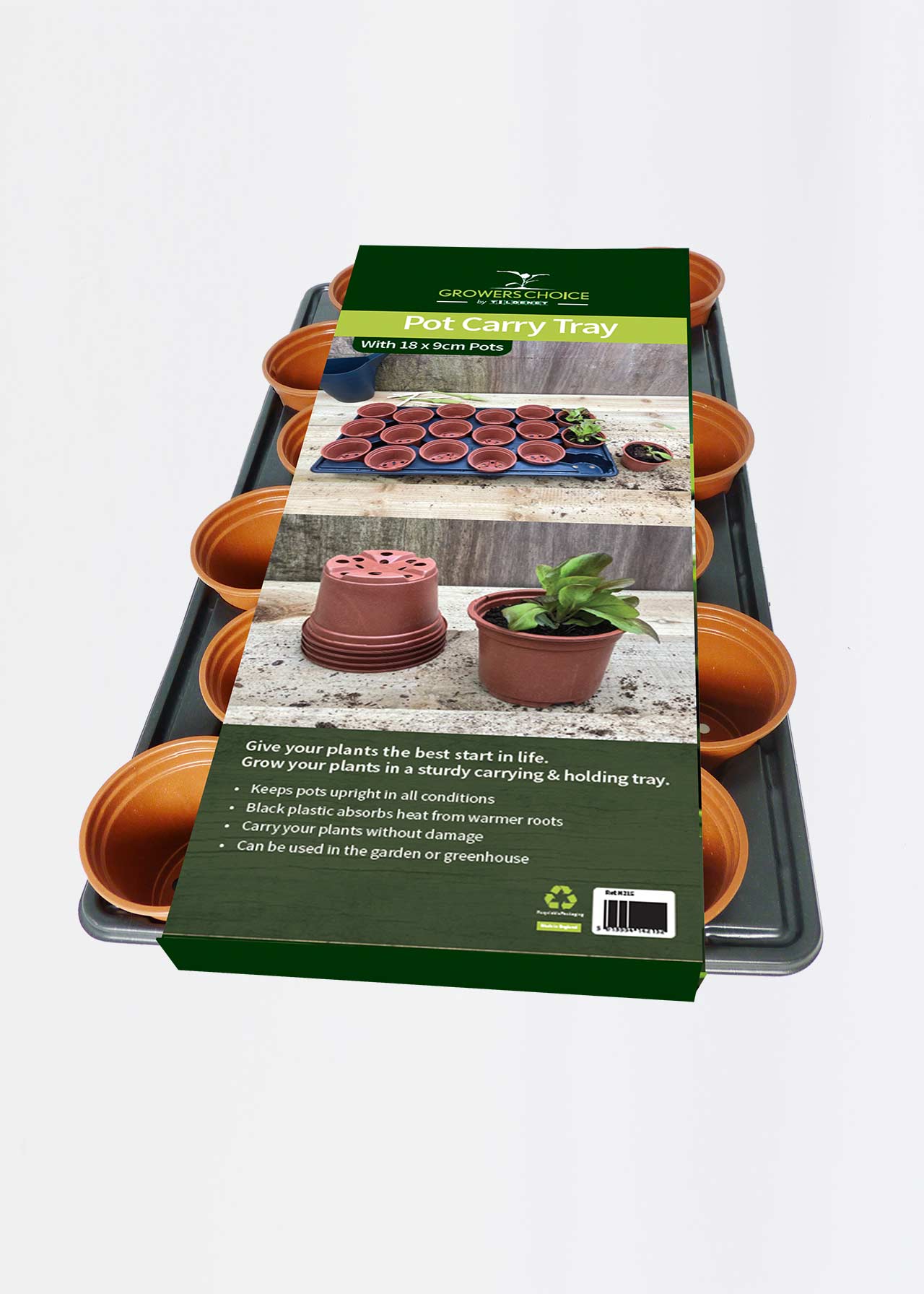 Growers Choice Potting On Tray (18 x 9cm Pots)
