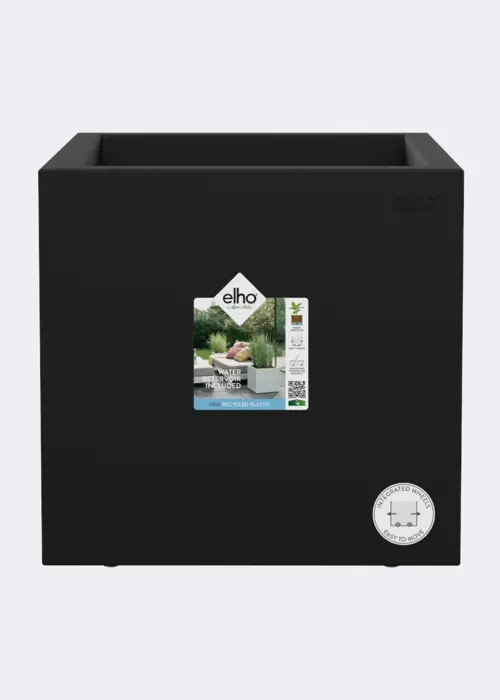 Elho Vivo Next Square Planter 40cm Black