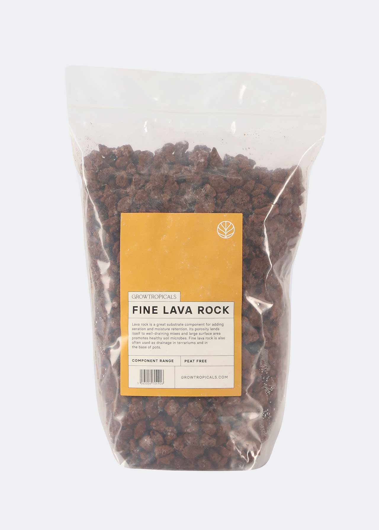 Grow Tropicals Lava Rock Coarse Fine 2.5ltr Dobbies Garden Centres