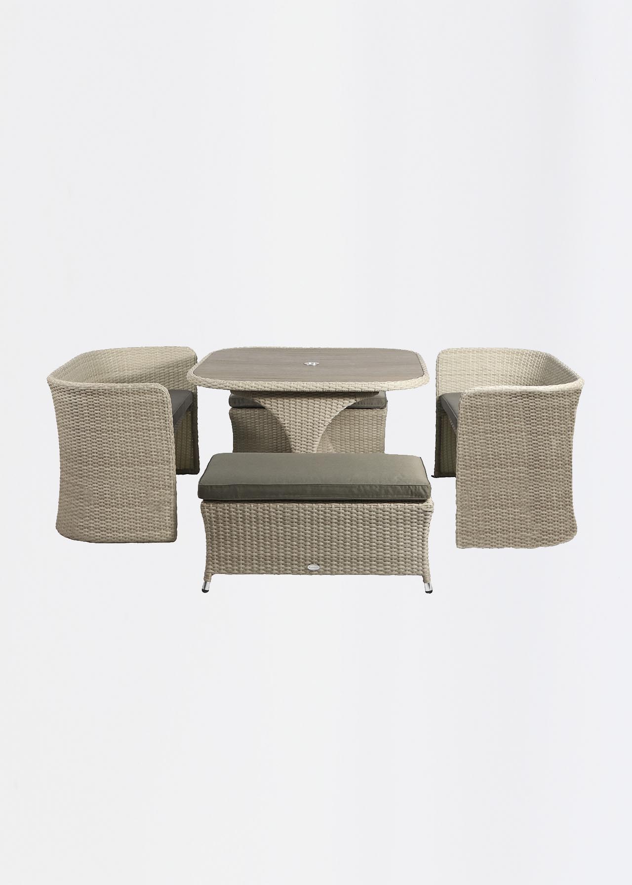 Ashton Rattan Packaway Outdoor Dining Set Dobbies Garden Centres