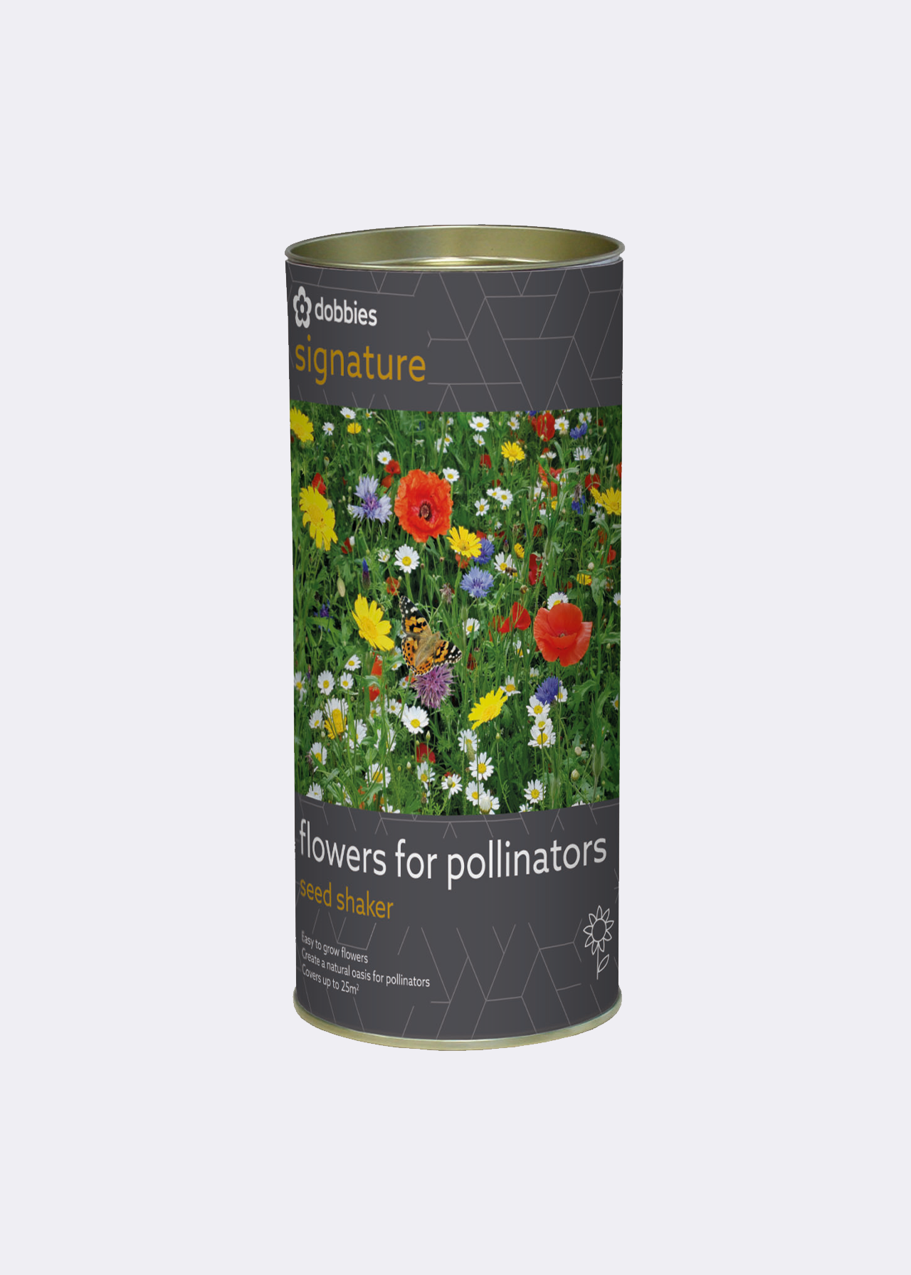 Dobbies Flowers for Pollinators Seed Shaker Tube
