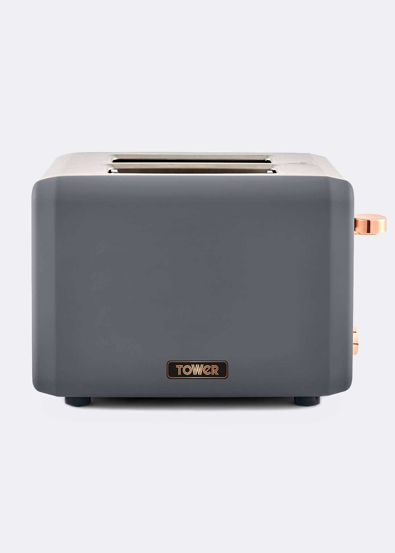 Tower Cavaletto 2 Slice Toaster Grey