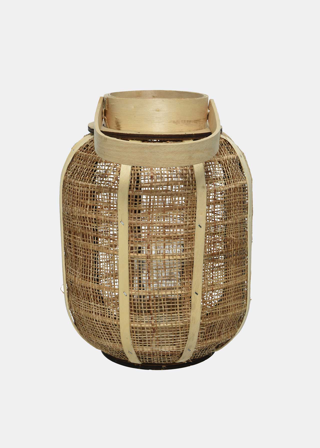 Hessian Round Lantern Dobbies Garden Centres