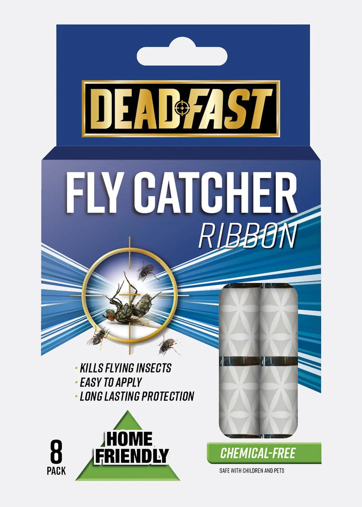 Pack of 8 Deadfast Fly Catcher Ribbons