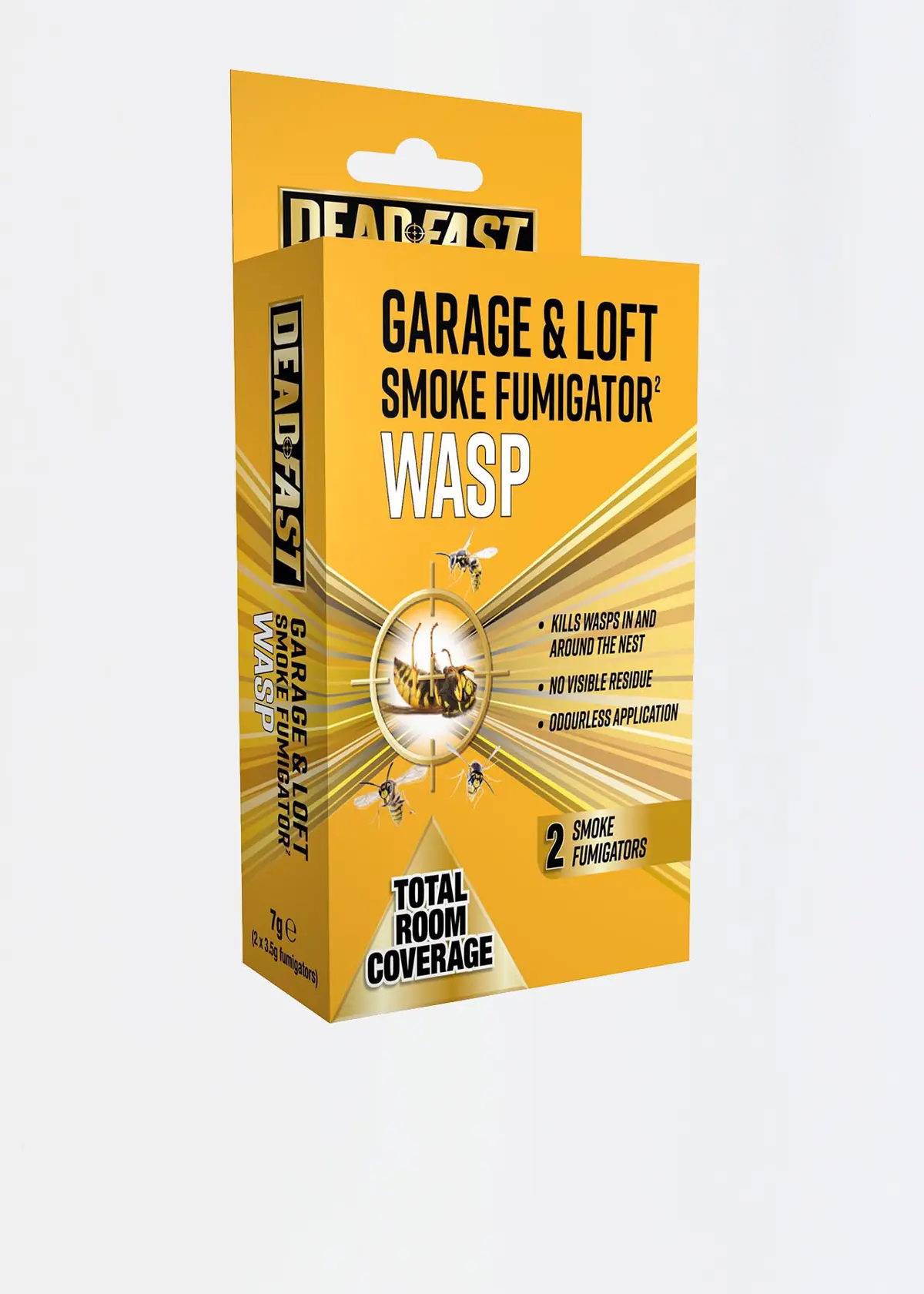 A photo of Pack of 2 Deadfast Garage & Loft Fumigator Wasp